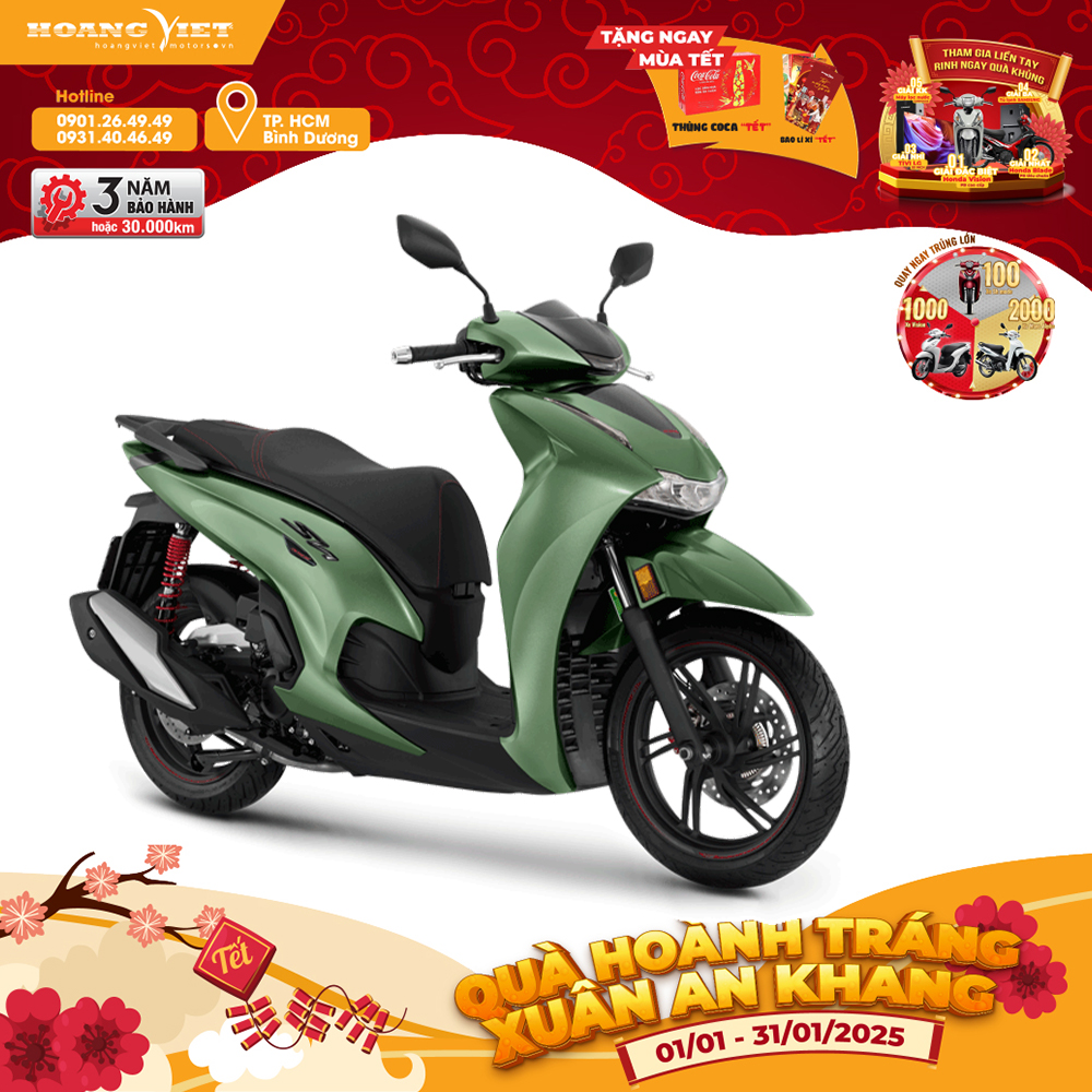 Xe Máy Honda SH 350i 2025 - Phiên Bản Thể Thao