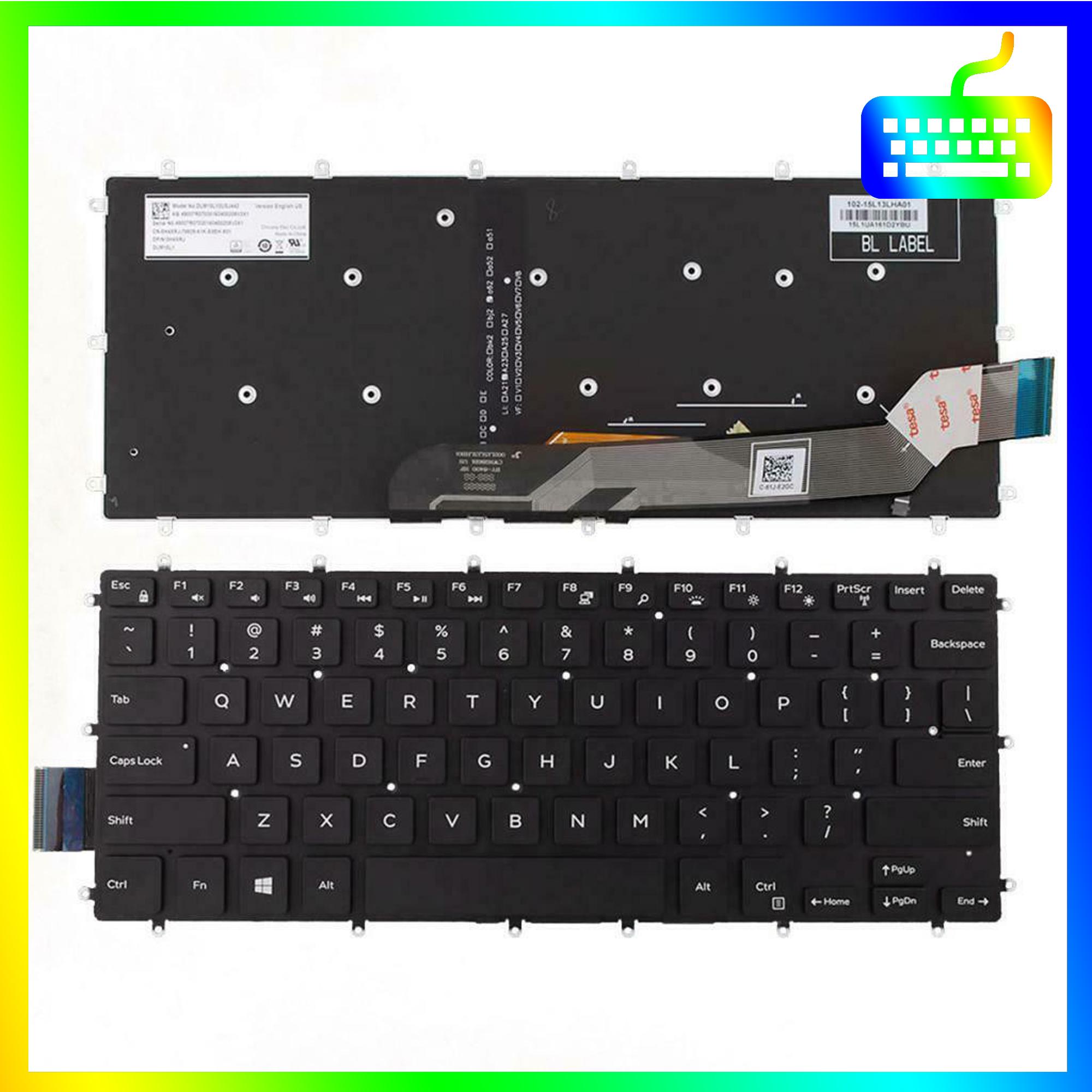 Bàn phím dành cho laptop Dell Inspiron 13 5000 Series P69G P69G001 Không Led - Phím Zin - Hàng Chính Hãng