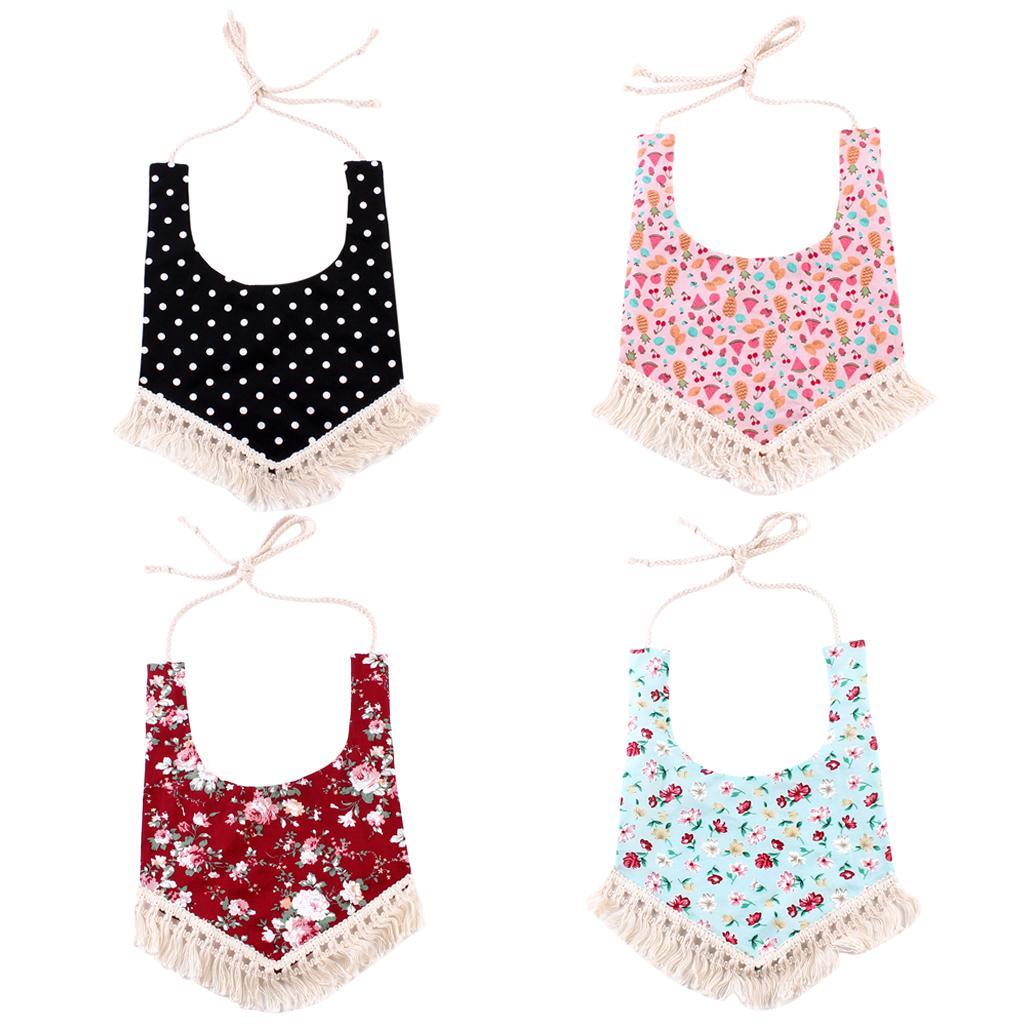 Infant Kids Baby Unisex Feeding Saliva Towel Dribble Triangle Bandana Bibs