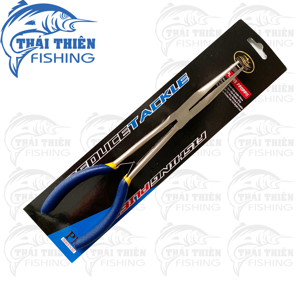 Kềm Nhọn Đa Năng Coastline 11inch Mũi Cong Chuyên Dụng Kẹp, Gắp, Gỡ Cá, Lưỡi Câu