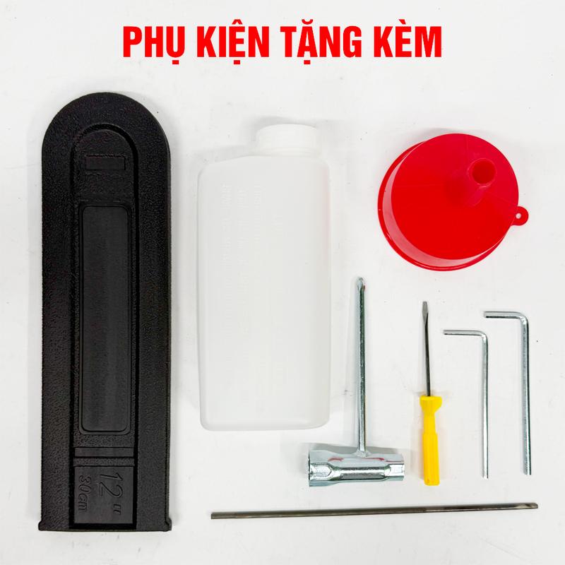 Máy Cưa Xăng 12 Inch Workfix - Máy cưa cụt mini - WF-CX1202E - Công Suất 900W - Động Cơ 2 Thì 25.4cc - Sử Dụng Xăng Pha Nhớt - Bảo Hành Chính Hãg 6 Tháng