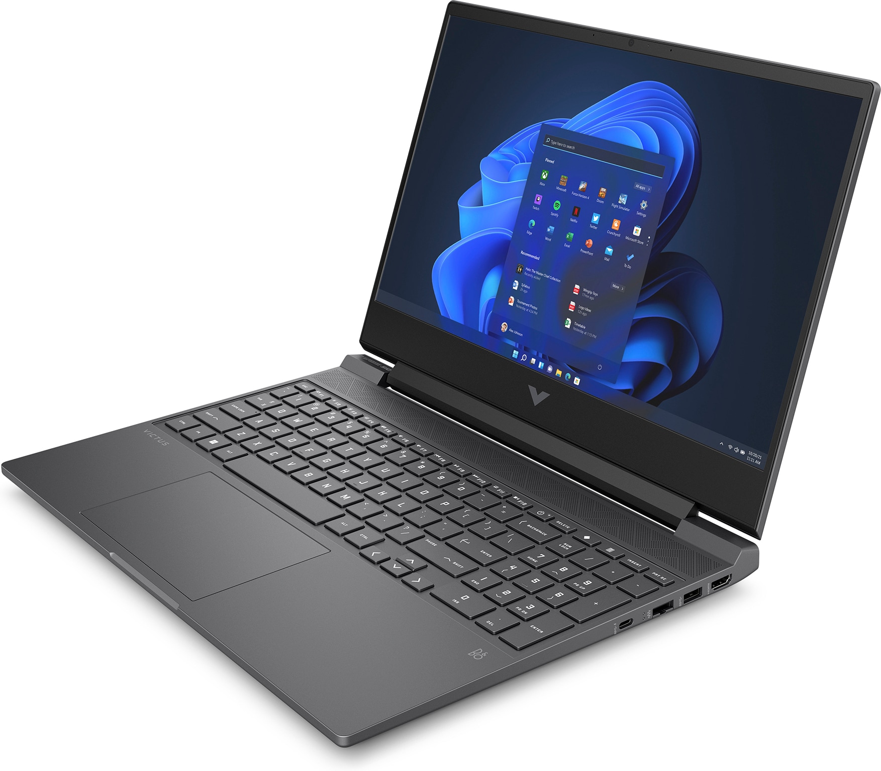 Laptop HP Victus 15-fa0110TX (7C0R3PA) (i7-12700H | 8GB | 512GB | GeForce RTX 3050 4GB | 15.6' FHD 144Hz | Win 11) - Hàng Chính Hãng