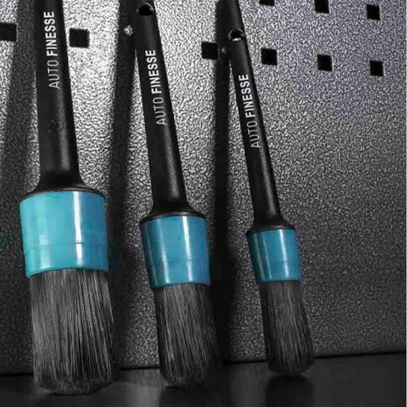 FIRM DETAILING BRUSHES - Bộ 3 cọ rửa chi tiết nội thất ô tô Auto Finesse