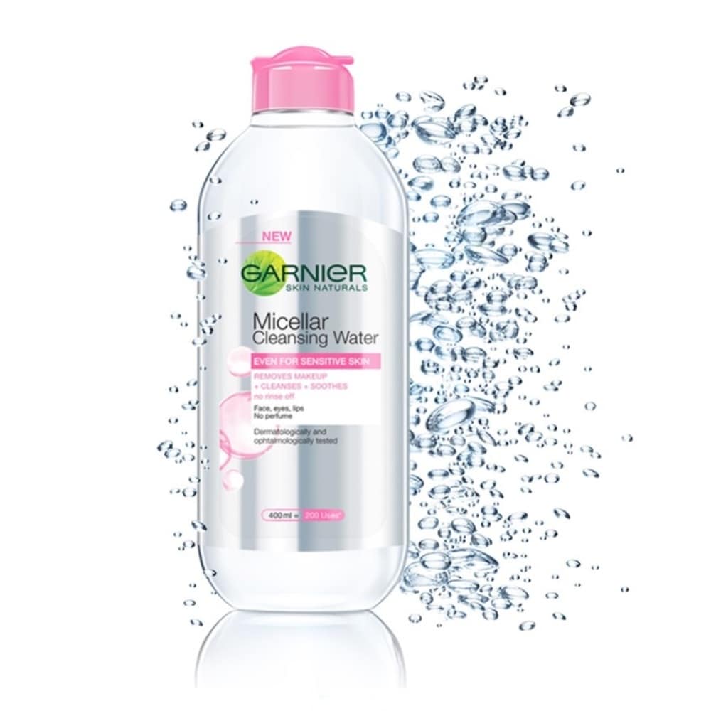 Nước Làm Sạch &amp; Tẩy Trang Garnier Micellar Cleansing Water Cho Da Nhạy Cảm 400ml