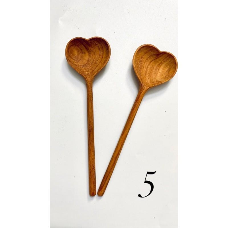 Muỗng thìa gỗ handmade - decor - wooden spoon