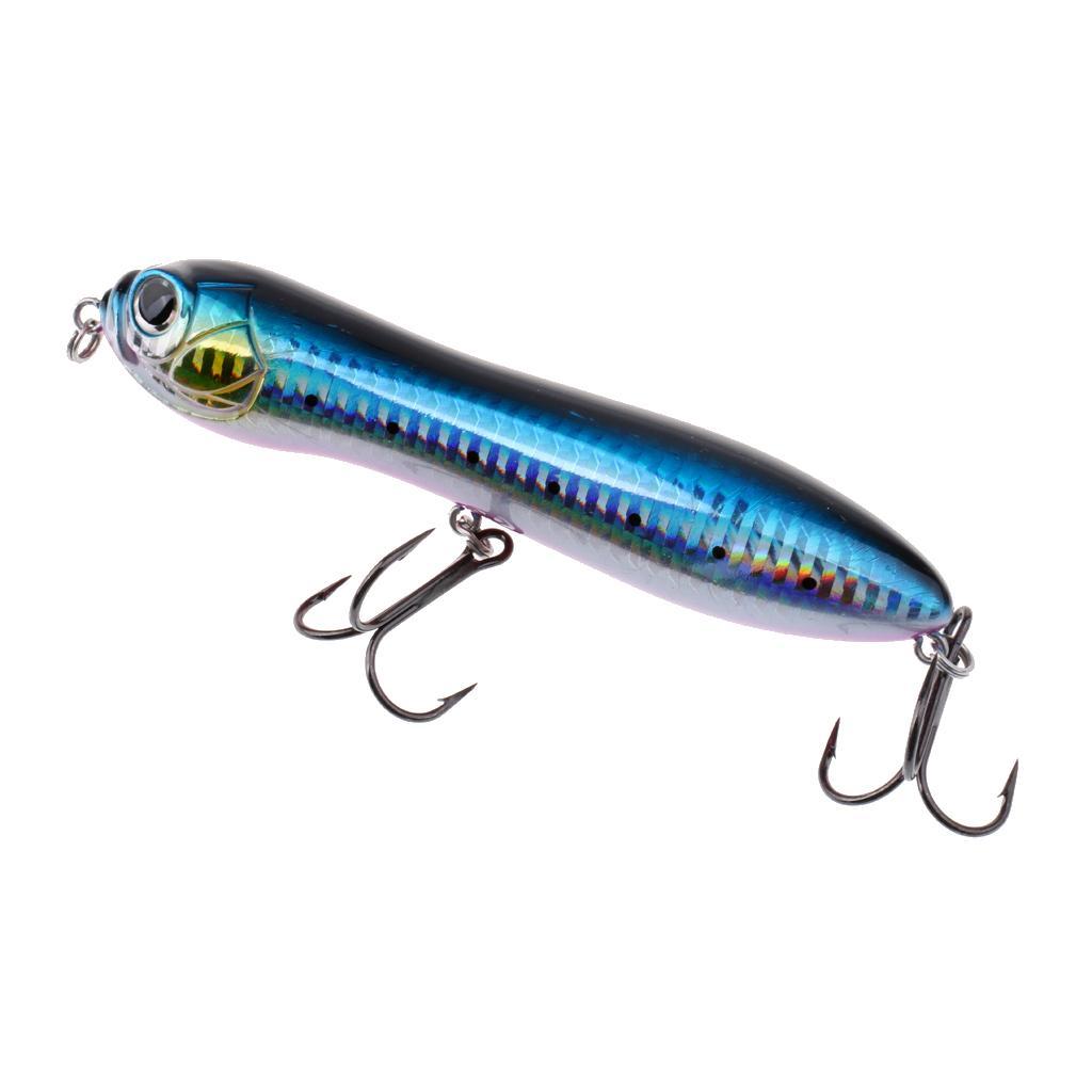 Fishing Lure Floating Lifelike Swimbait Artificial Bait Crankbait Hard Bait with 2 Treble Hooks for Bass Perch Trout 13cm/5inch