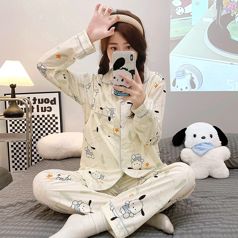 Bộ Đồ Bầu Và Sau Sinh Dài Tay Có Khe Mở Cho con bú AZ28