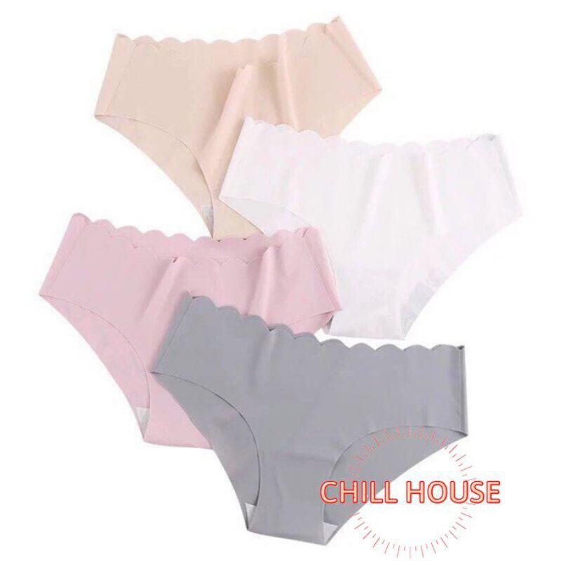 Quần lót đúc su không đường may cạp viền sóng siêu đẹp 033 - CHILLHOUSE