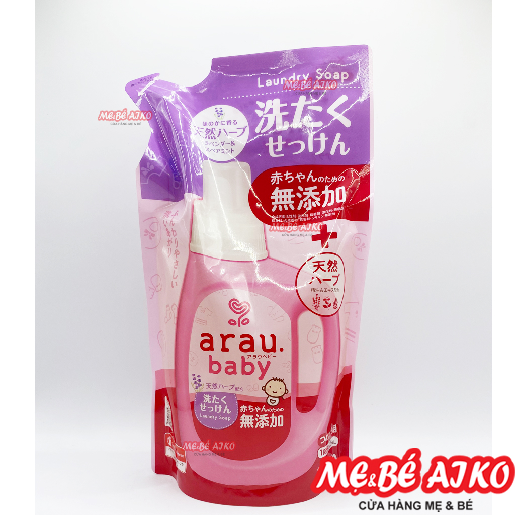 Combo Nước Giặt Arau Baby (Bình 800ml + Túi 720ml)