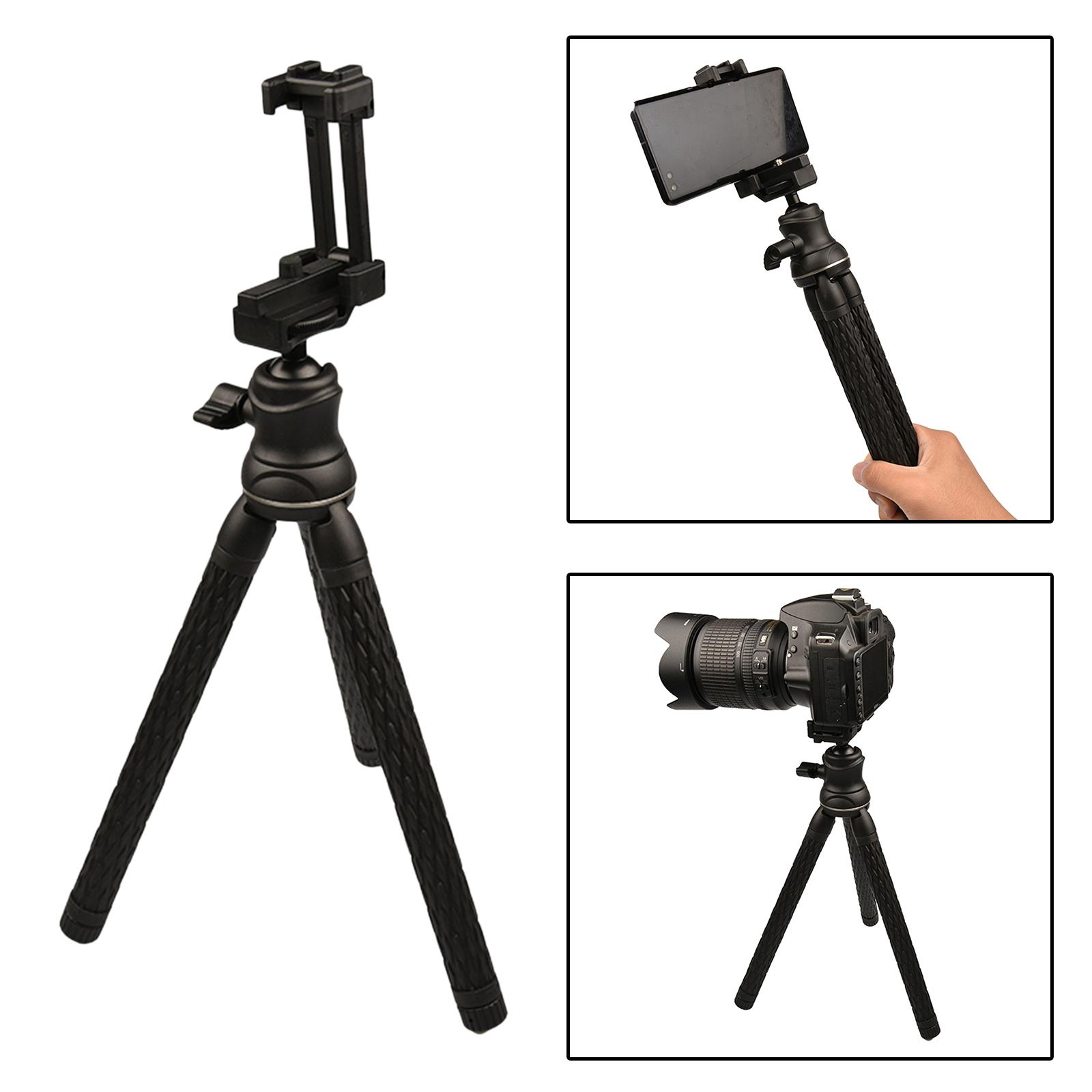 Phone Tripod Stand with Ball Head for Shooting Video Live broadcast Webcam, Professional Accessories