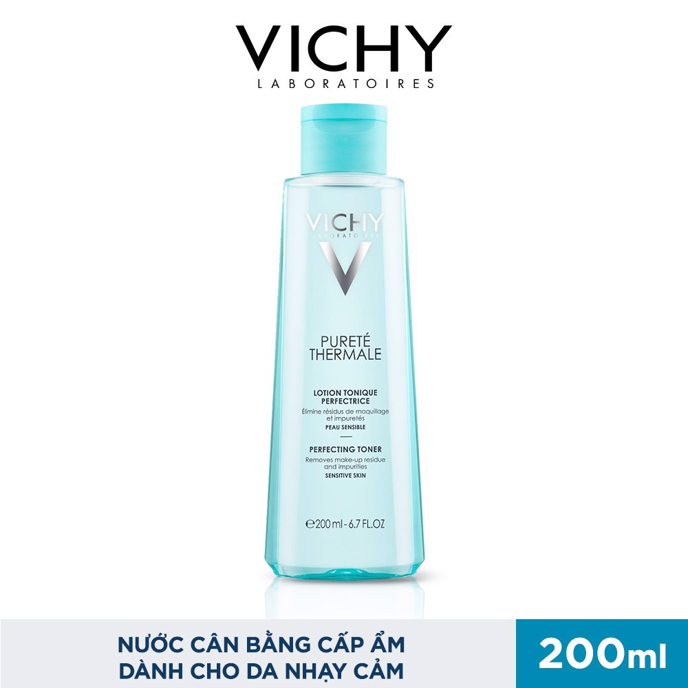 Nước Cân Bằng Cấp Ẩm Dành Cho Da Nhạy Cảm Vichy Purete Thermale Perfecting Toner 200ml