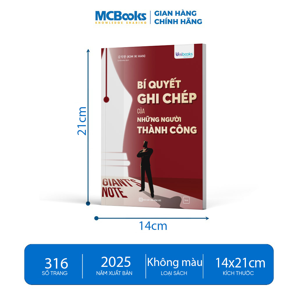 Sách - Giant's Note - Bí quyết ghi chép của những người thành công