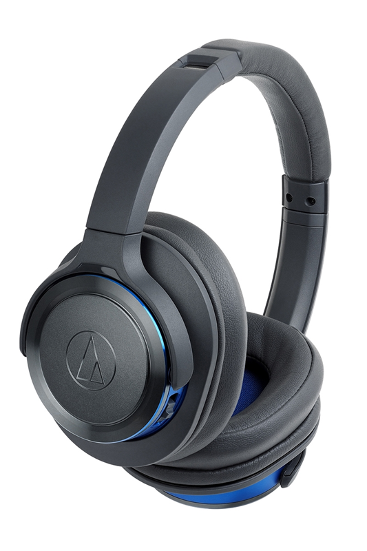 Tai Nghe Choàng Đầu Bluetooth 4.1 Audio-Technica Solid Bass ATH-WS660BT- Hàng Chính Hãng