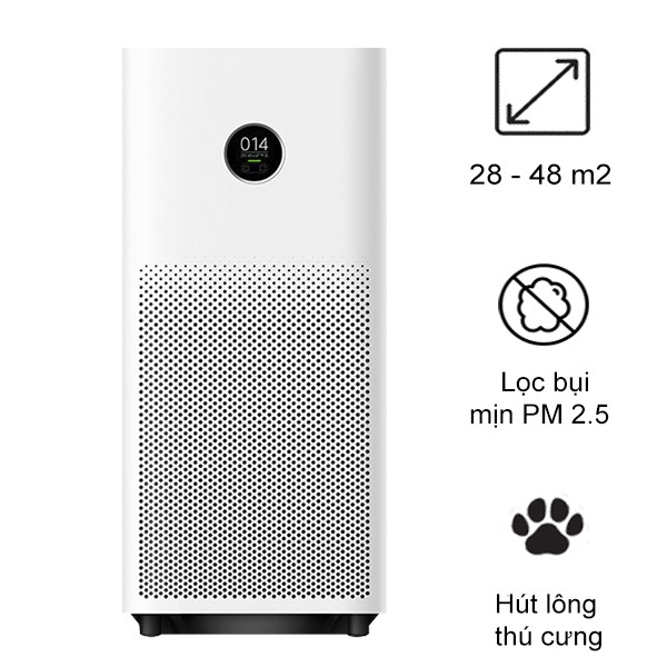 Máy lọc không khí Xiaomi Smart Air Purifier 4 - Hàng chính hãng