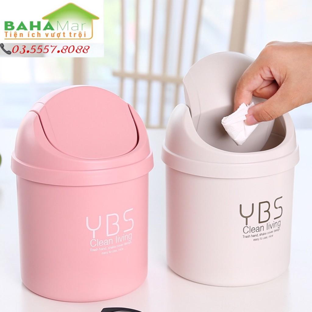 HỘP RÁC MINI ĐỂ BÀN tiện để bàn nước, bàn làm việc. rất nhỏ gọn sạch sẽ và tiện sử dụng