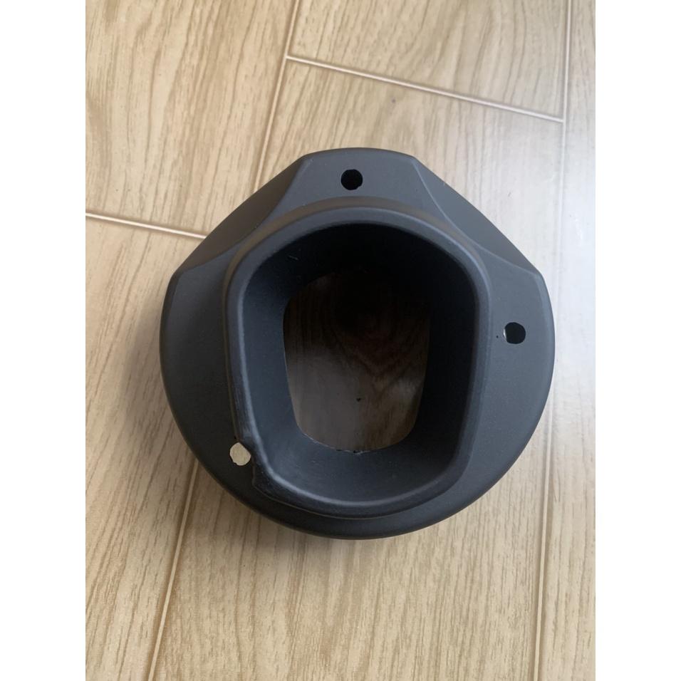 Chụp đích pô xe exciter 150 mẫu mới màu đen nhám