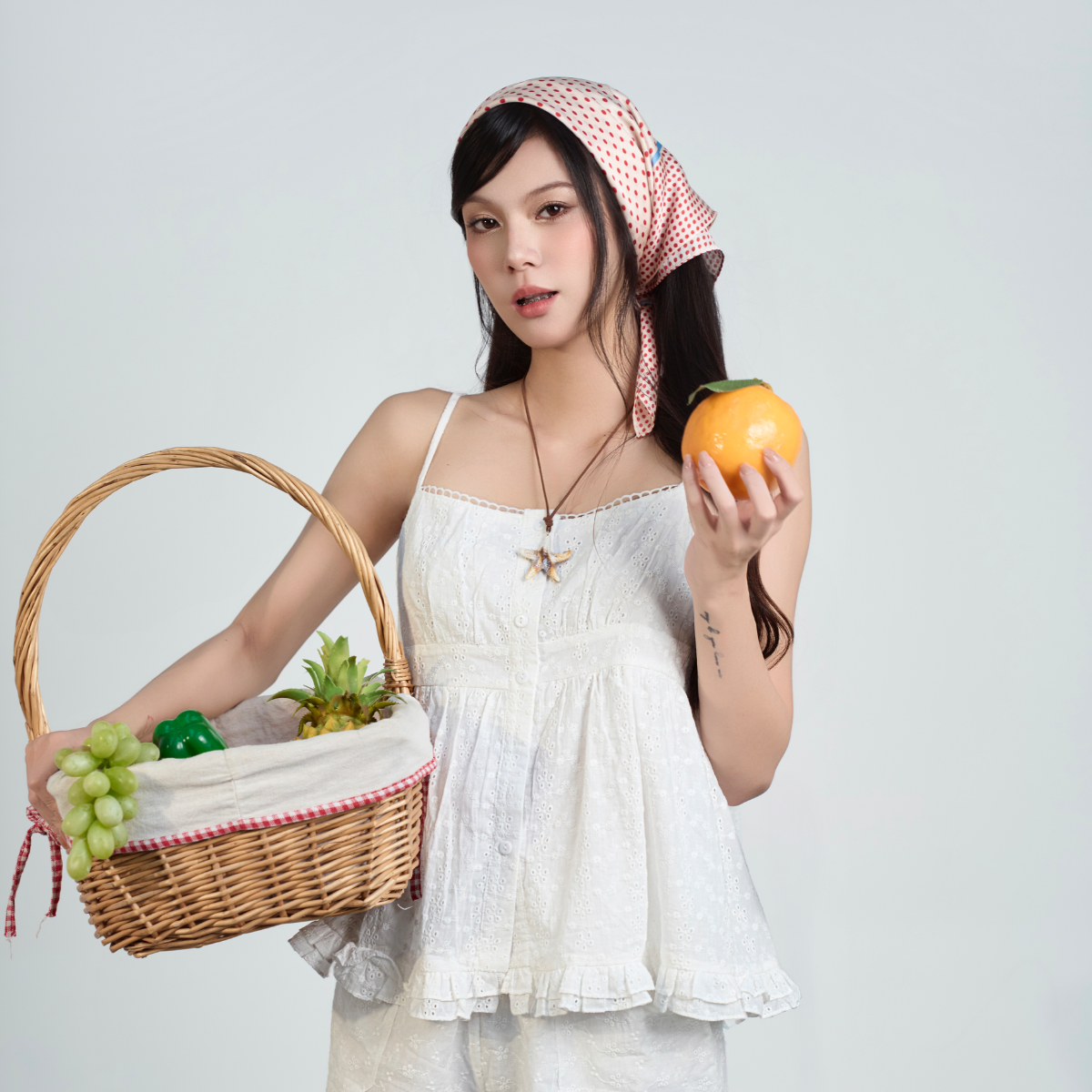 Áo 2 dây nữ babydoll chiết eo xòe Min Miều Est.2013