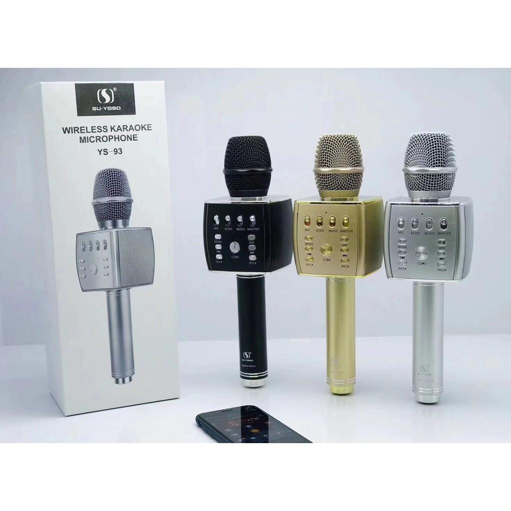Mic hát karaoke kiêm loa blutooth YS-95- HÀNG CHẤT LƯỢNG CAO