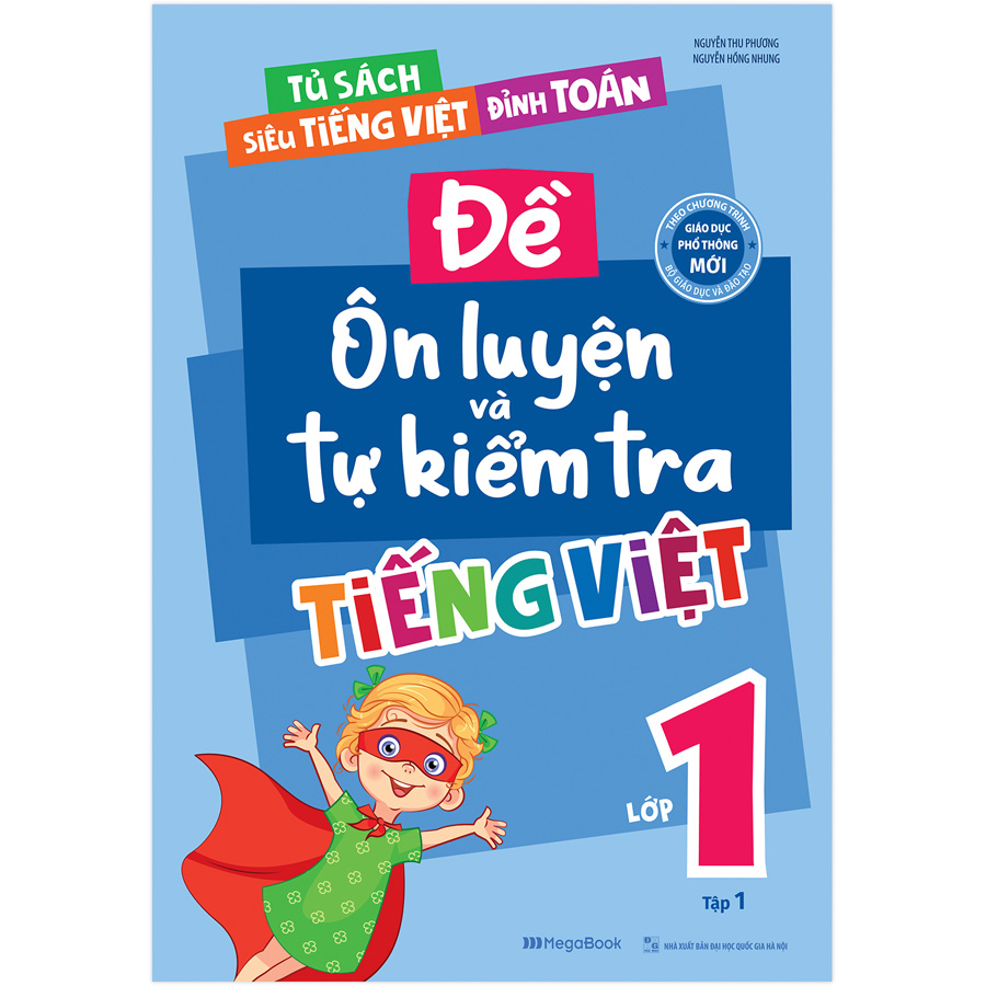 Combo 4 Cuốn Đề Ôn Luyện Và Tự Kiểm Tra Toán + Tiếng Việt Lớp 1