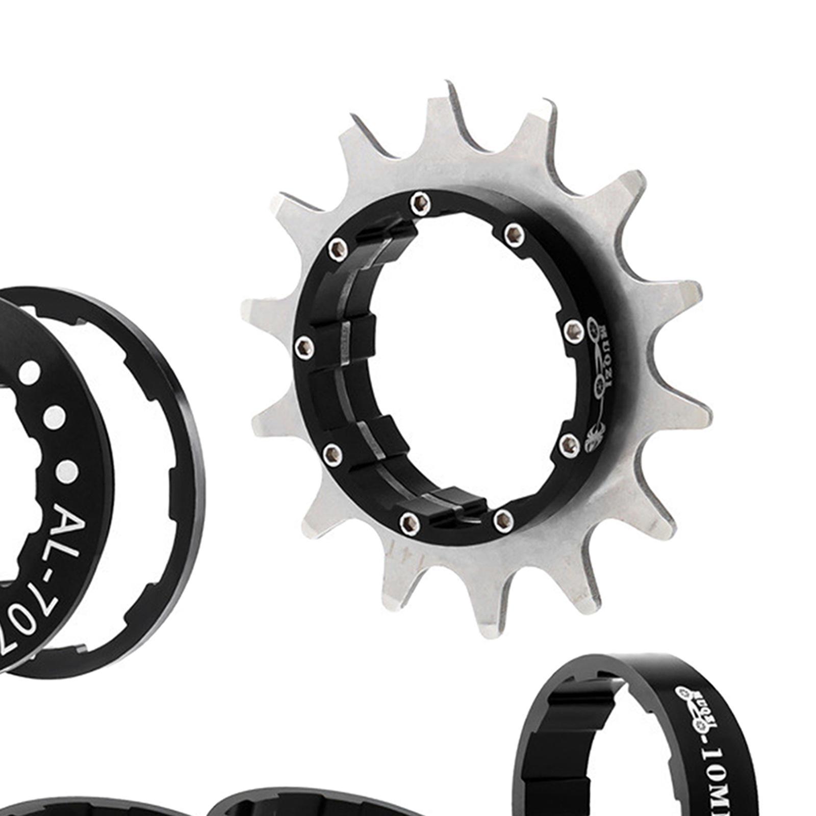 14T Single Speed Flywheel Adapter  Spacers Removeable Cog