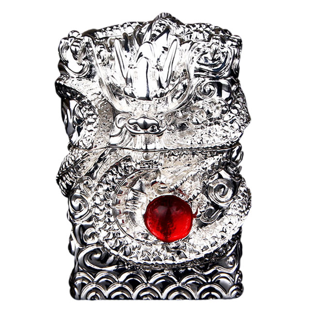 Bật Lửa Dùng Điện Ngọc Rồng - Bạc