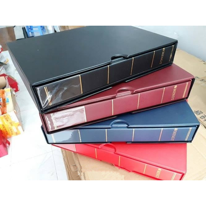 Bìa Album Có Hộp Vuông của PCCB Chứa Tiền Giấy Tiền Xu, Tem BA300