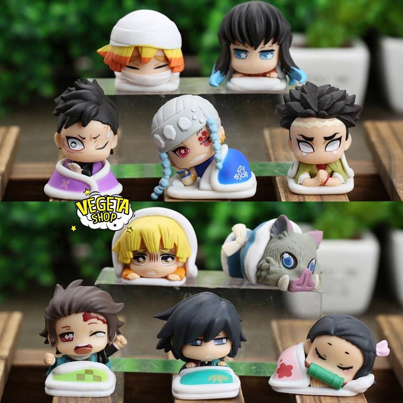 Mô hình Kimetsu No Yaiba - Thanh gươm diệt quỷ - Tanjiro Nezuko Zenitsu Rengoku Shinobu Kanao Inosuke Daki phố đèn đỏ