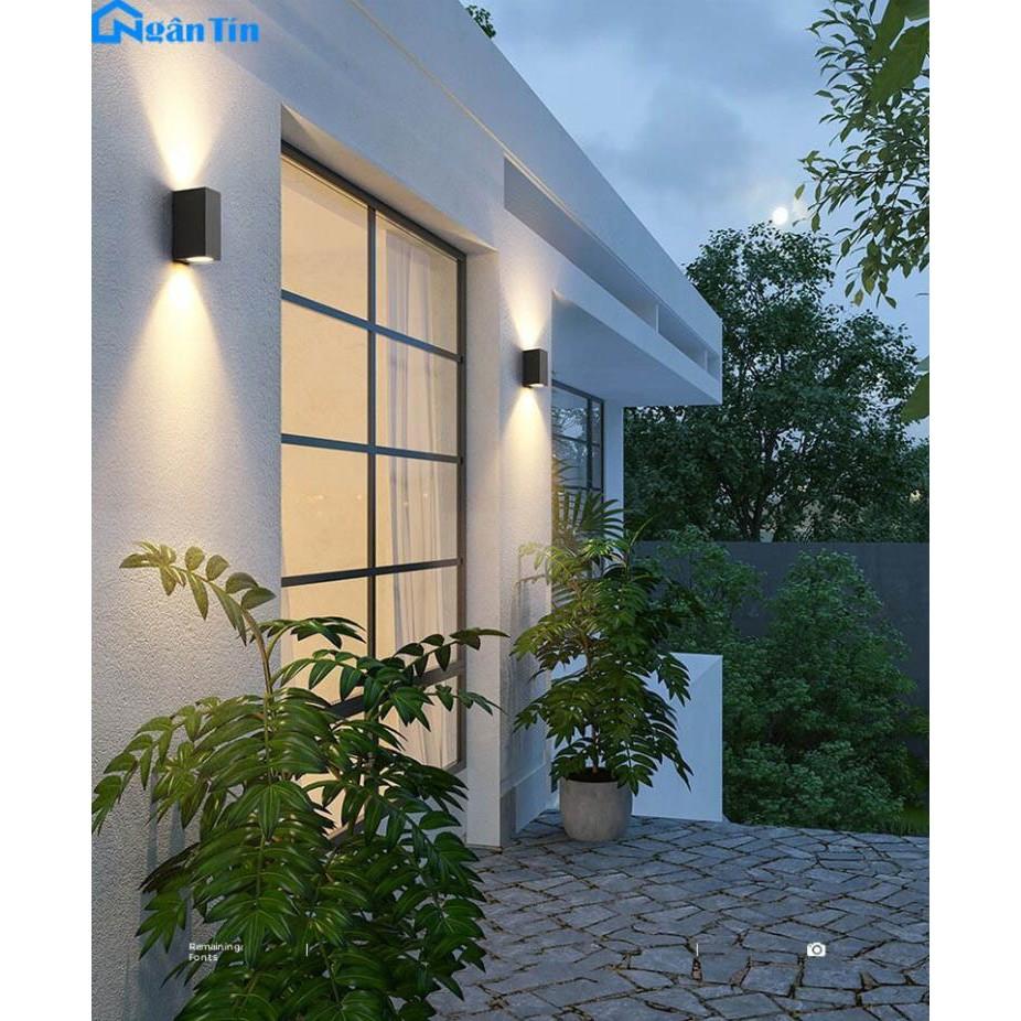Đèn Led treo tường gắn tường ngoài trời hình hộp 2 đầu VNT612A