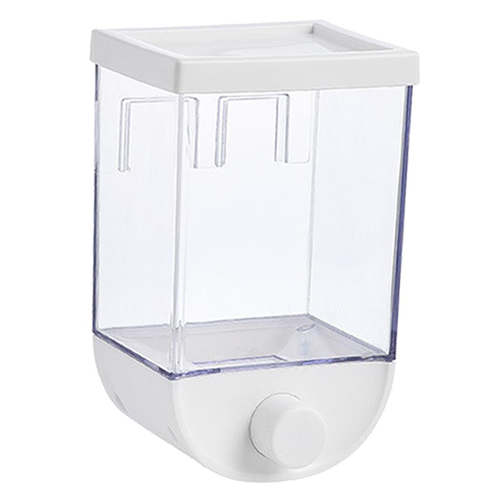 Wall Mount 1000ml Kitchen Food Dispenser Food-grade Storage Box