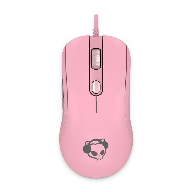 Chuột gaming Akko AG325 Pink - Cổng USB - Hàng chính hãng