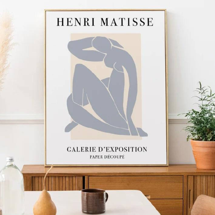 TRANH TREO TƯỜNG NGHỆ THUẬT AESTHETIC PASTEL DENNISH MATISSE 64