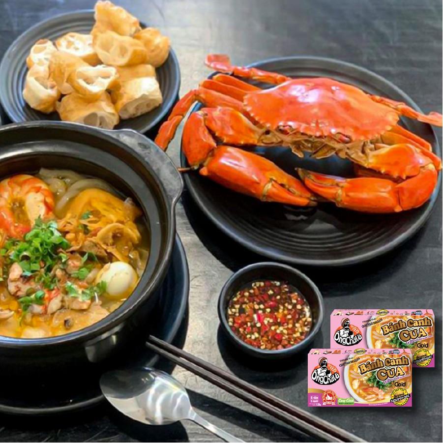 Lốc 20 Hộp Viên Gia Vị Bánh Canh Cua Gold Ông Chà Và 126gr (Crab Noodle Broth Cubes)