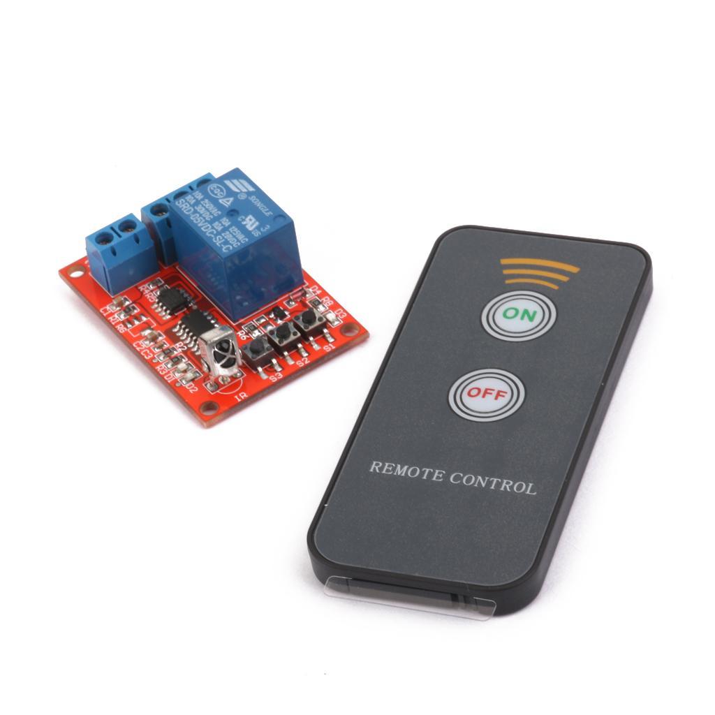 1CH 5V Wireless LED Relay Driver Learning Module with Infrared Remote