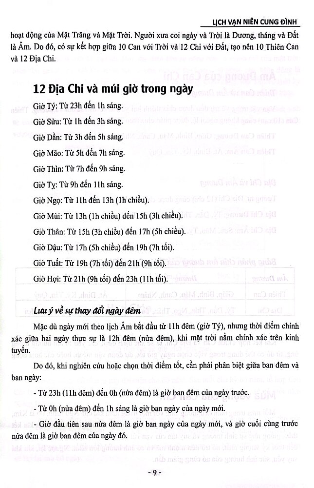 Lịch Vạn Niên Cung Đình - HH
