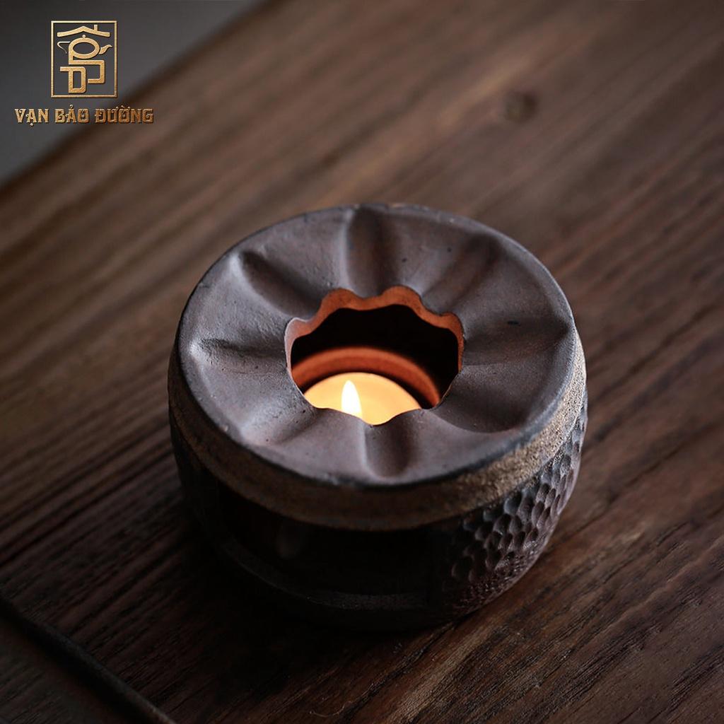 Bộ bếp ấm trà gốm khoáng đá kiểu Nhật Tokoname chế tác thủ công Vạn Bảo Đường - VBD021