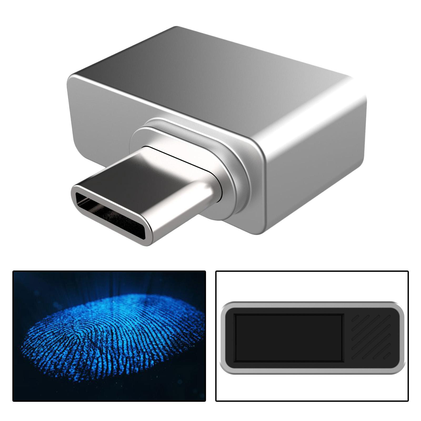 Portable USB Fingerprint Reader Fingerprint for Windows 7/10/11Hello