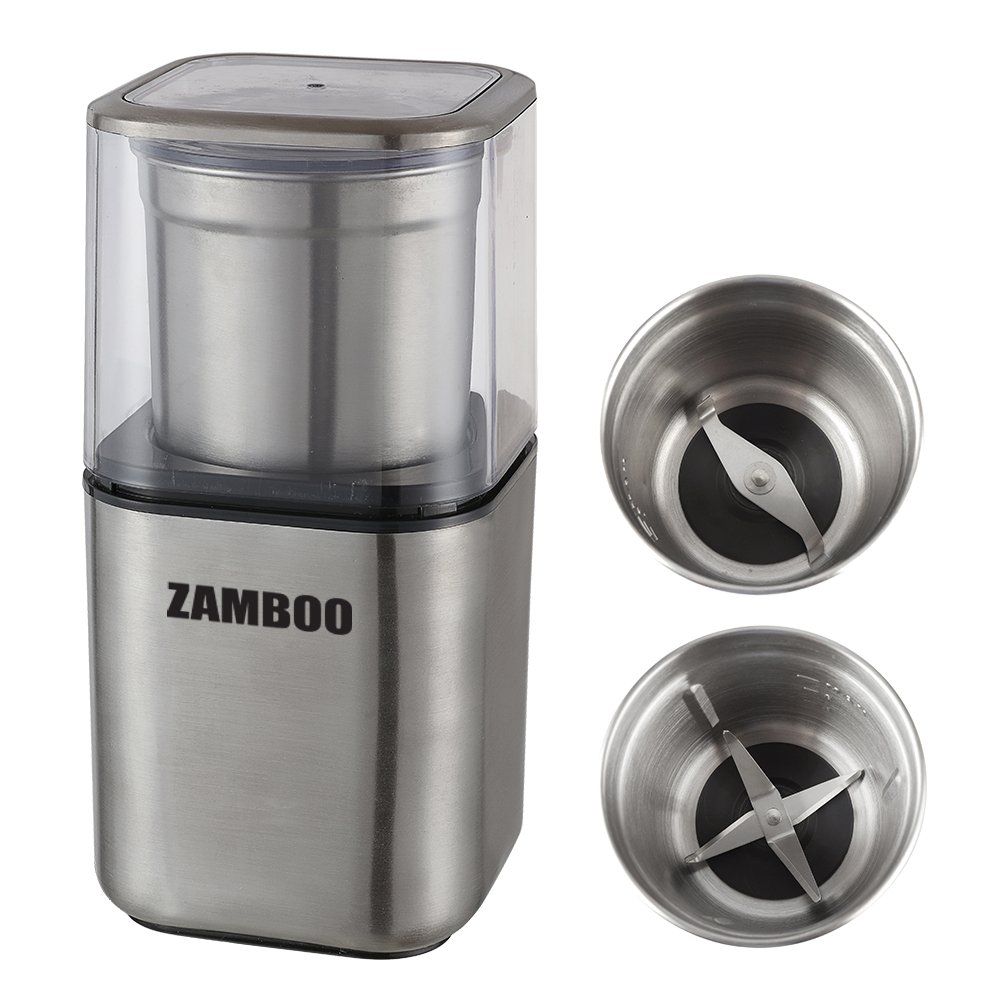 Máy xay 2 trong 1, xay khô và xay ướt Zamboo ZB-200GRC - Hàng Chính Hãng