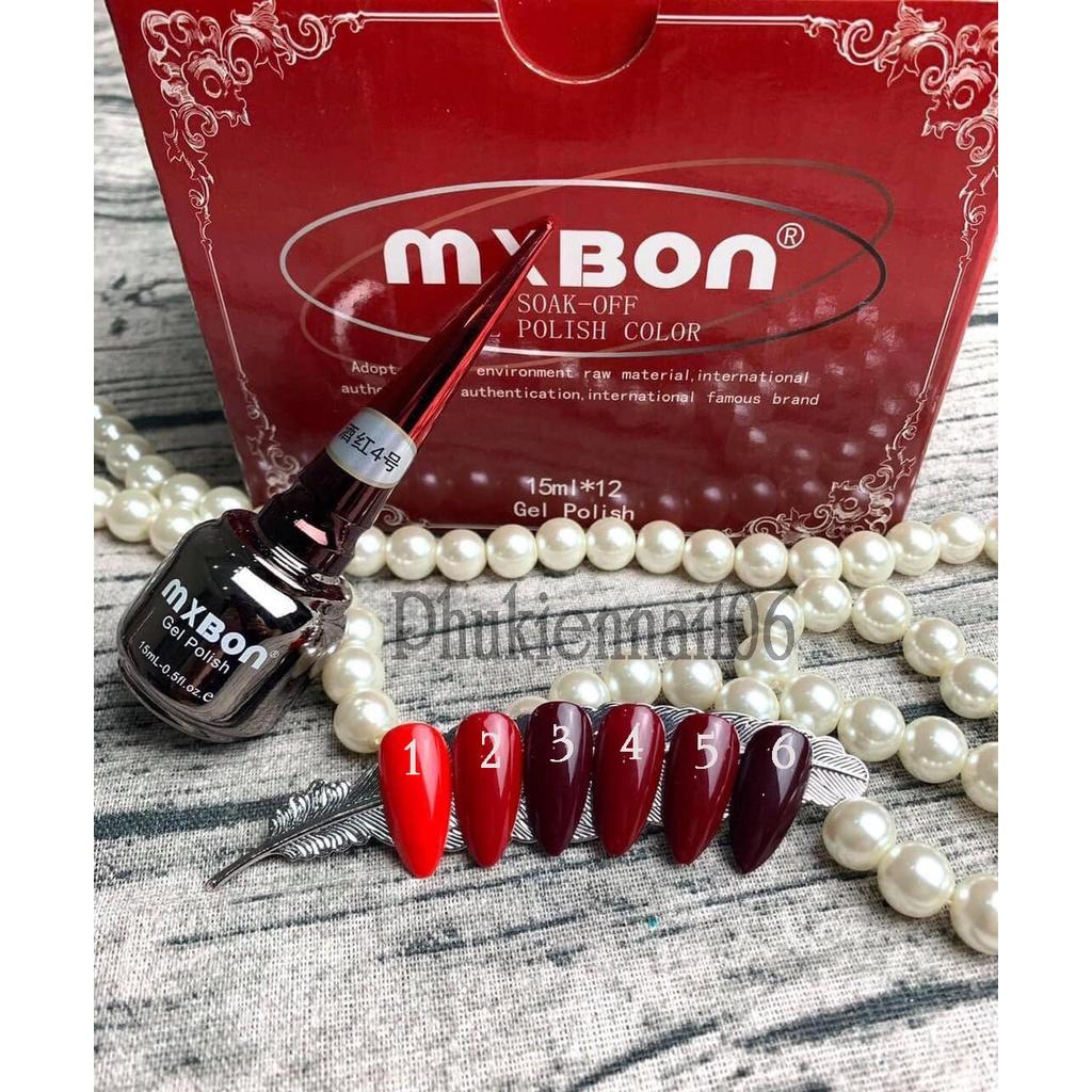 Sơn gel MXBon tông đỏ