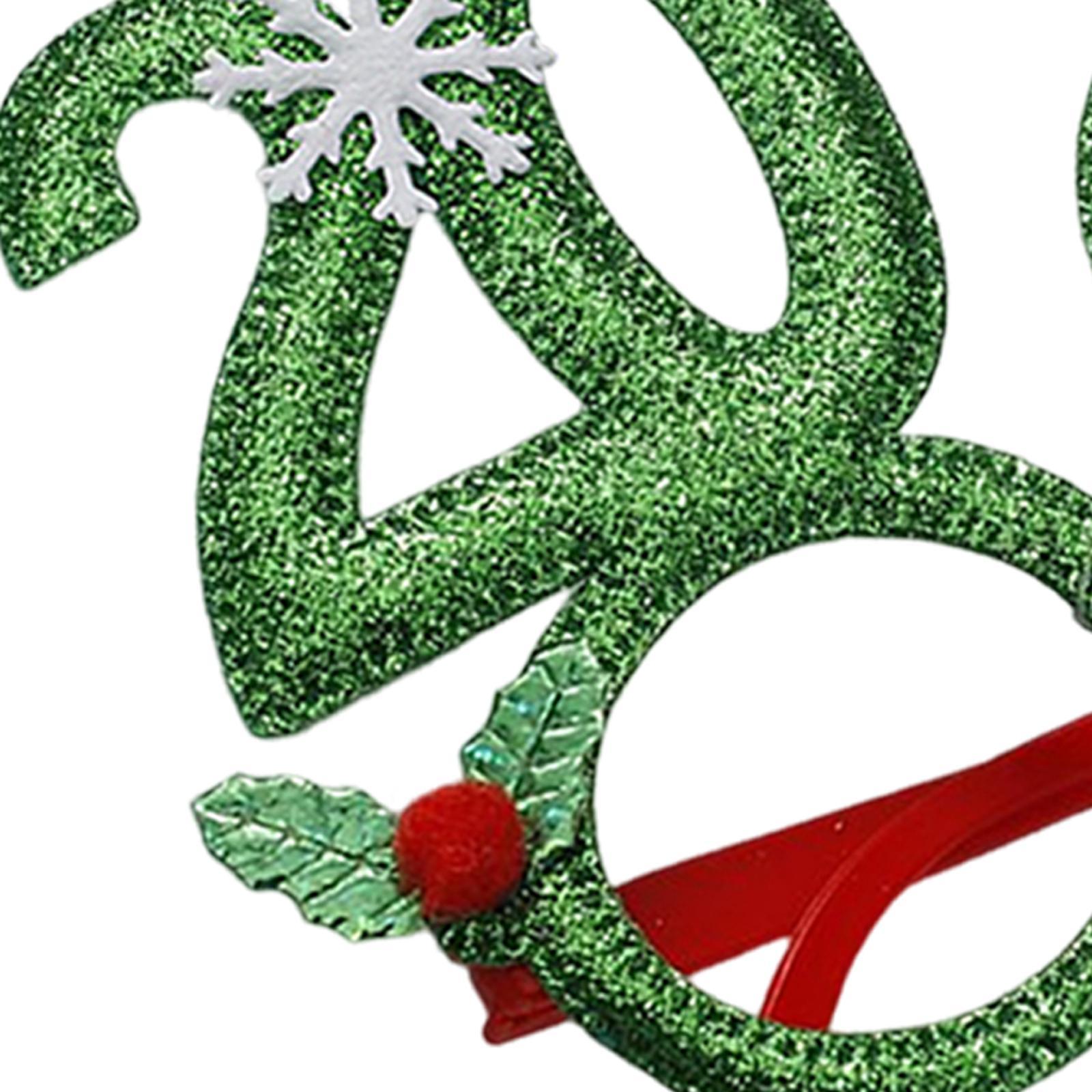 Christmas Glasses Prop Kit Christmas Decoration Costume Glasses Cosplay Glasses for Cosplay