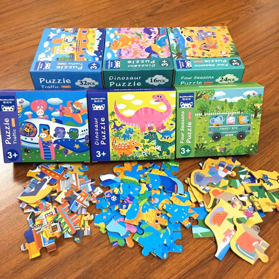 Bộ ghép hình Puzzle 4 cấp độ (giao ngẫu nhiên)