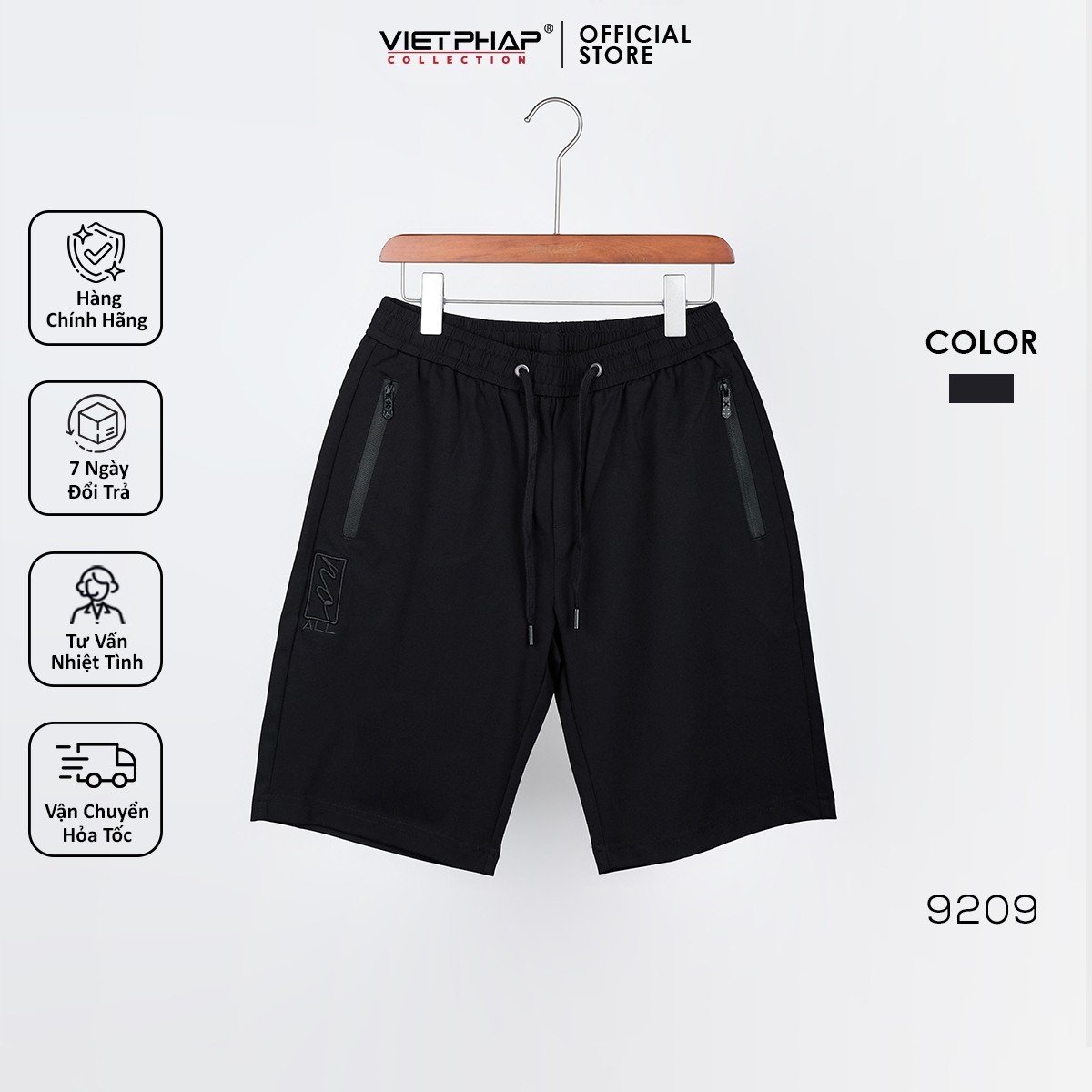 Quần Short Thun Cao Cấp VIỆT PHÁP/ Form Suông - Chất liệu cotton thoáng mát co dãn tốt 9209