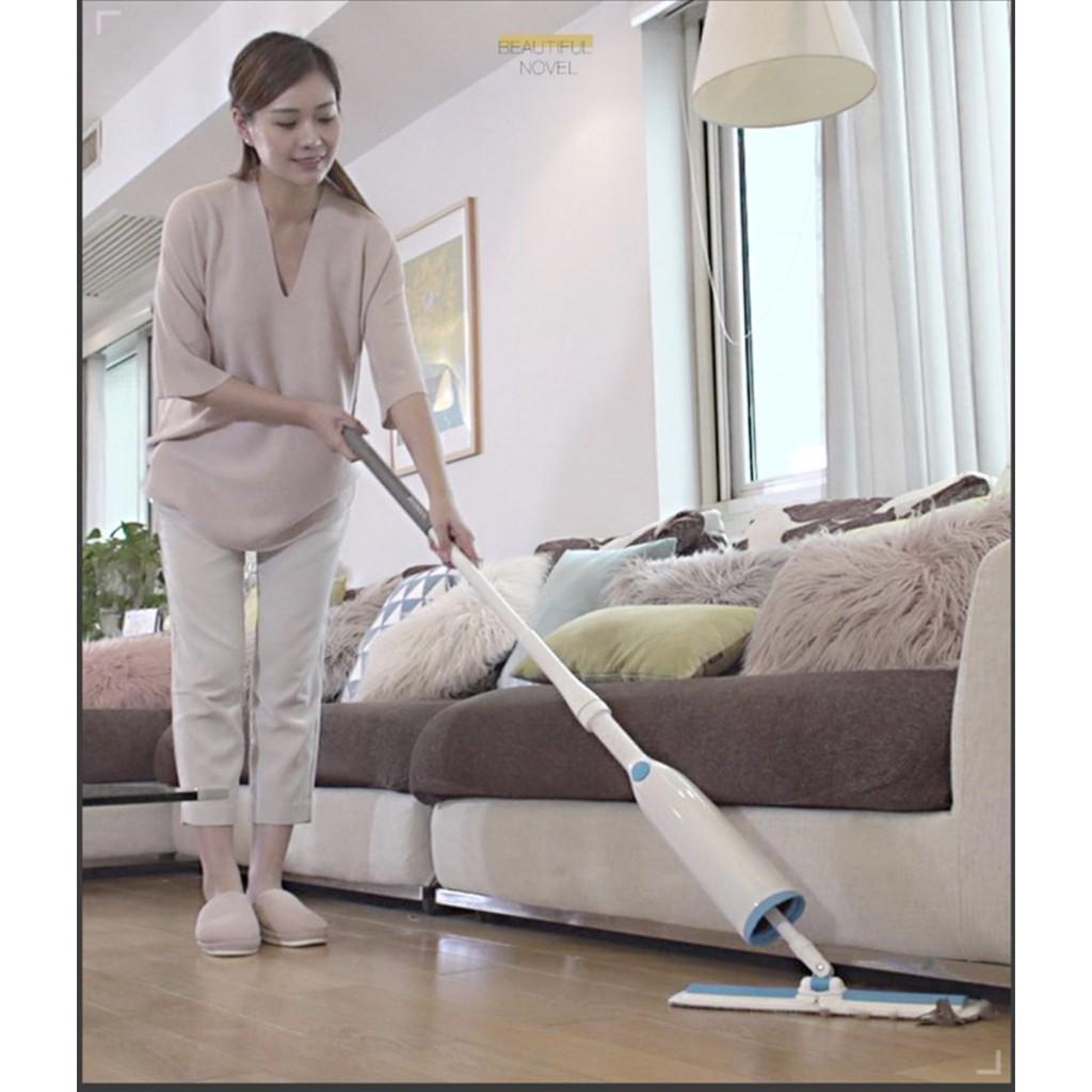 Cây Lau Nhà Vắt Nhanh xếp gọn Công Nghệ Nhật Bản NOVEL BLUE 360 - AsiaMart