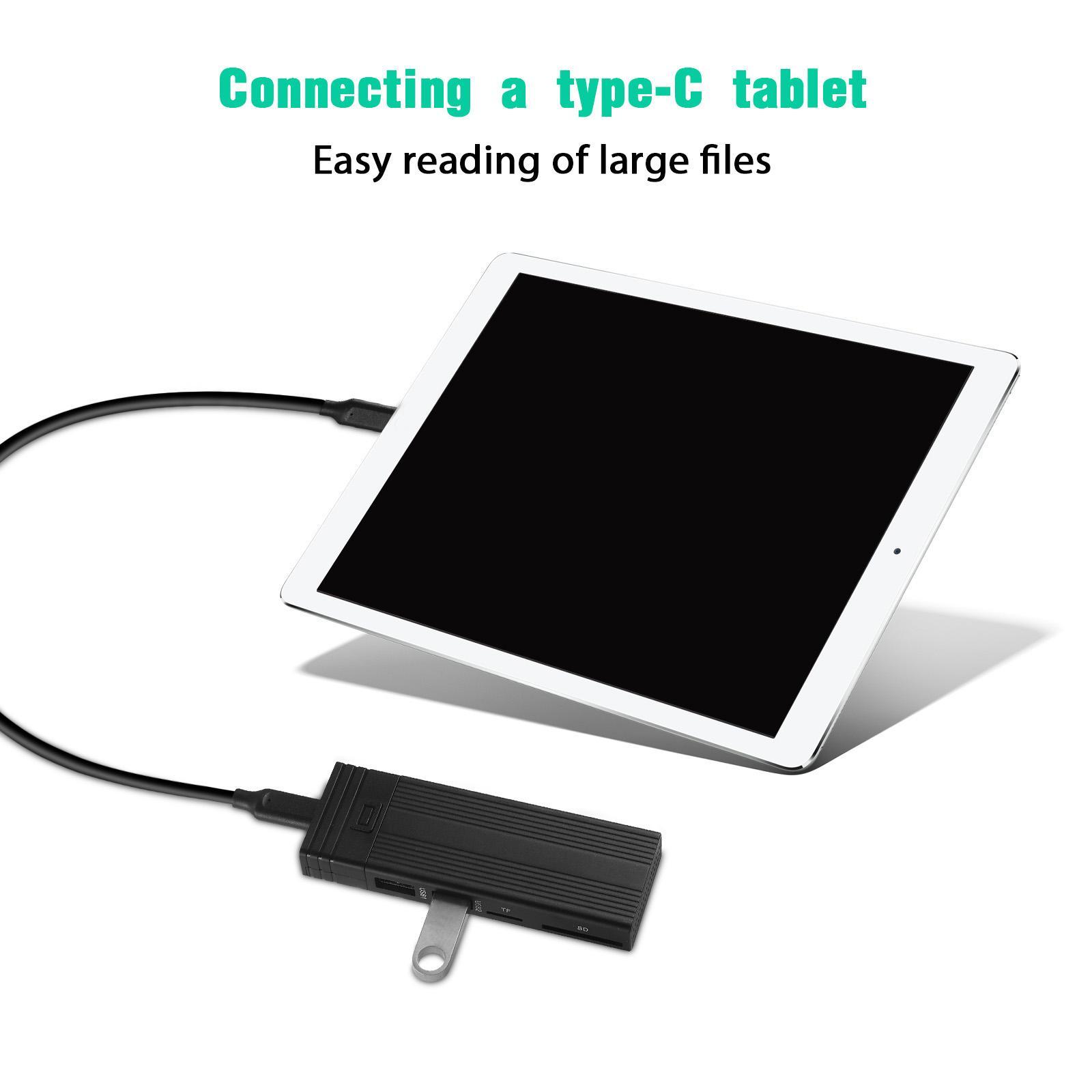 M.2 NVMe SATA SSD Enclosure M.2 SSD Case 10 Gbps 6Gbps Compact for PC Phone