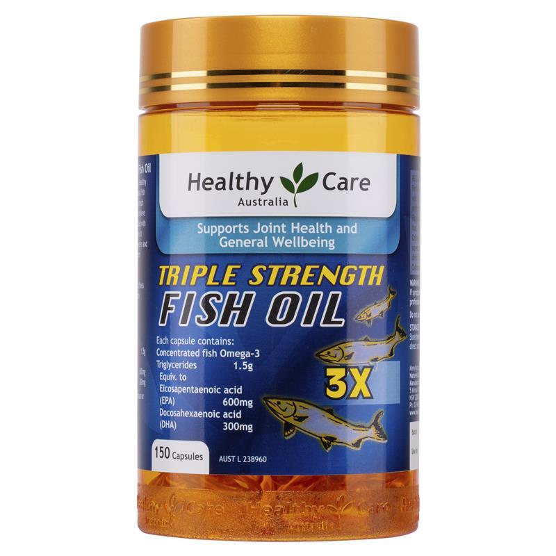 Healthy Care Triple Strength Fish Oil 150 Capsules