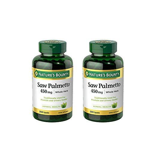 Viên Uống Nature's Bounty Saw Palmetto 450mg (250 Viên x 2 Hộp)