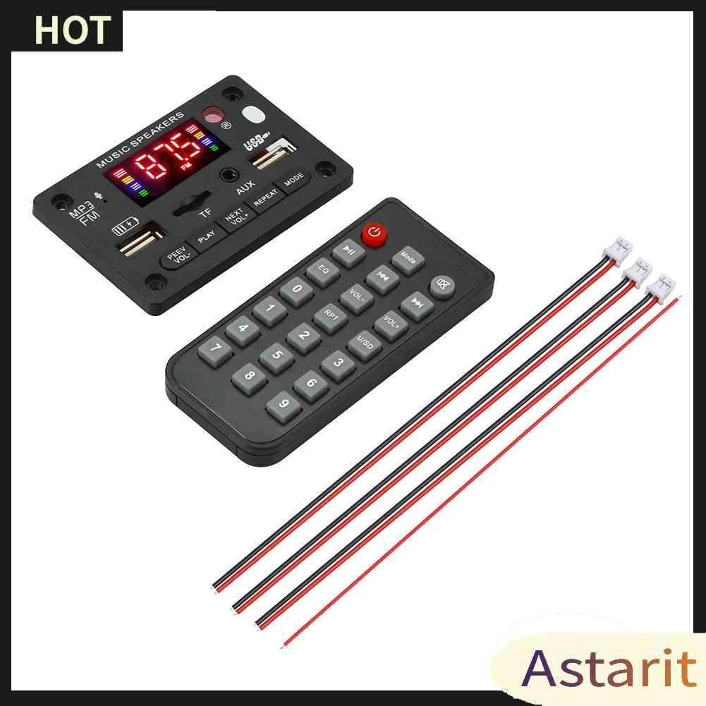 Bảng Mạch Khuếch Đại Âm Thanh Bluetooth 5.0 MP3 DC 7-24V 2x40W Chuyên Dụng Cho Xe Hơi / Nhà Cửa