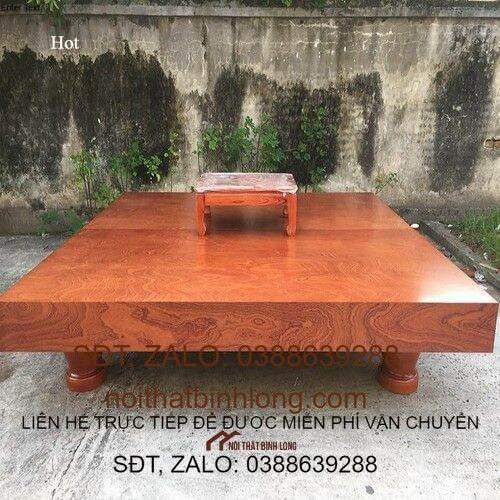 Bộ sập chiếu ngựa - Đồ Gỗ Bình Long 0388639288