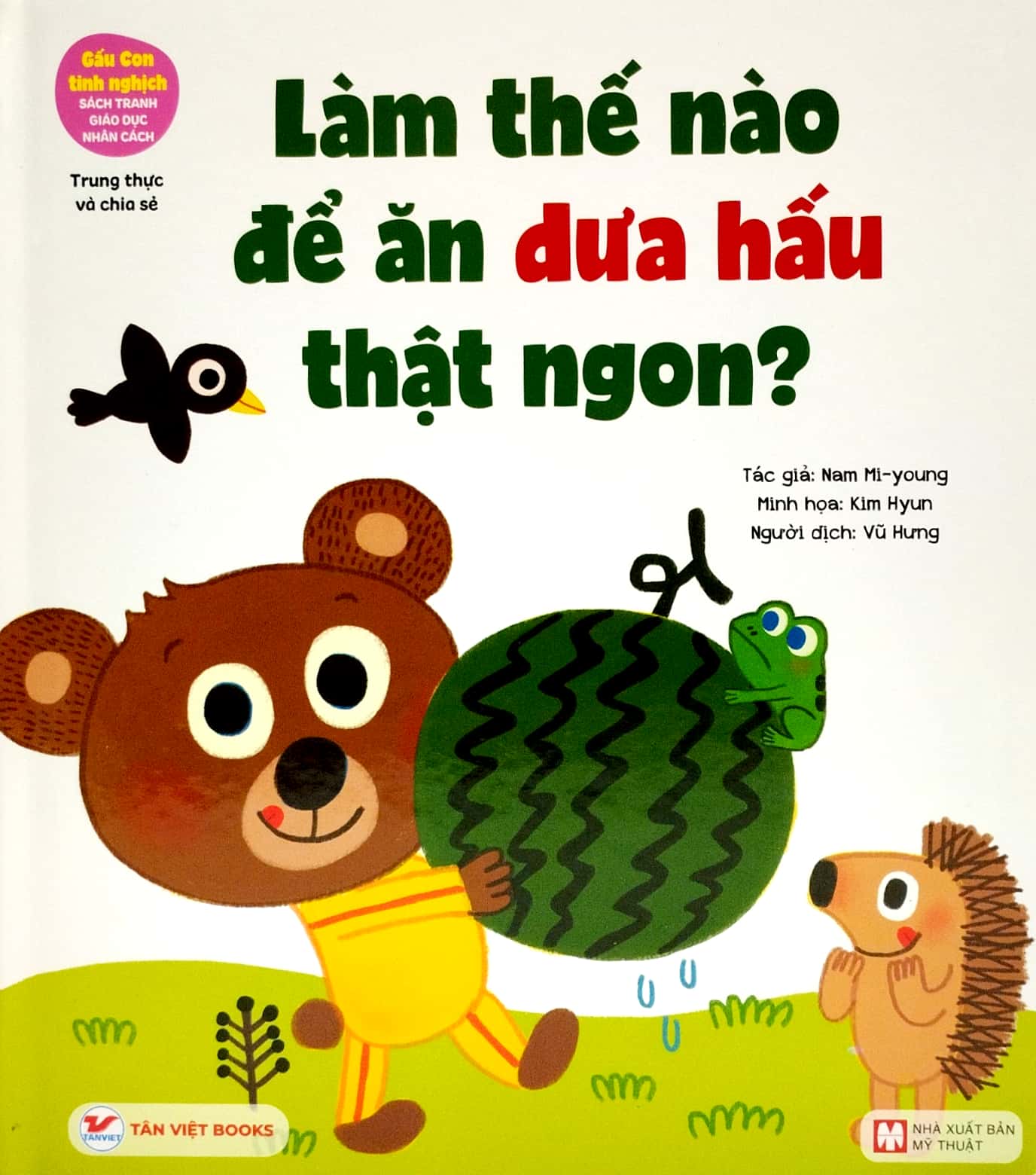 Bộ sách Gấu Con Tinh Nghịch - Sách Tranh Giáo Dục Nhân Cách