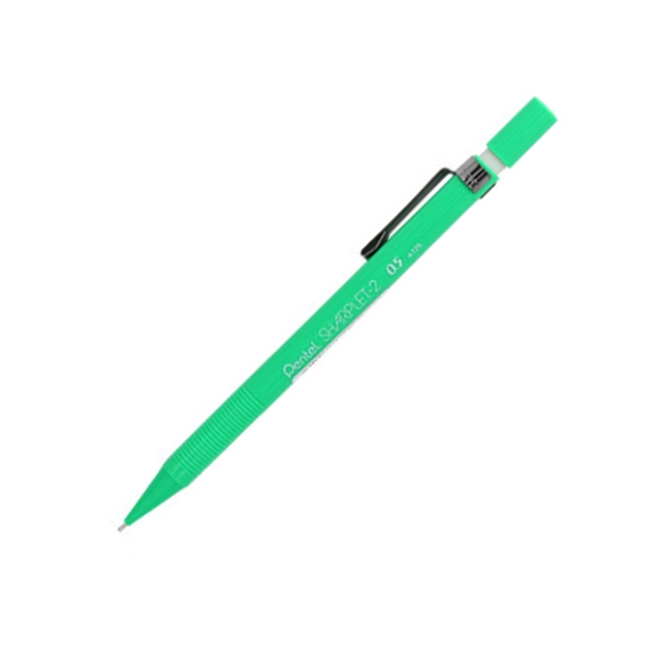 Bút Chì Kim Kỹ Thuật 0.5mm Nhựa Đục Pentel A125-D - Xanh Lá