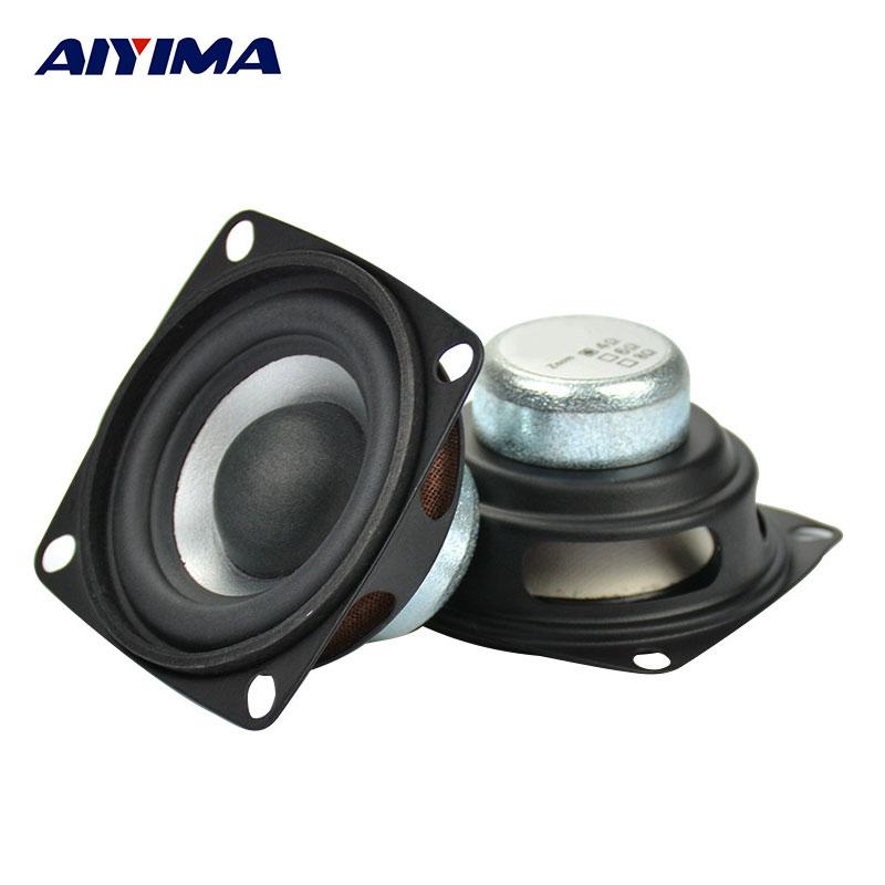 AIYIMA 2PCS 2 inch Loa âm thanh toàn diện Color: 8 ohm speaker